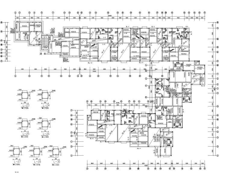 多层商业住宅cad资料下载-某多层砖混结构住宅施工图（CAD）