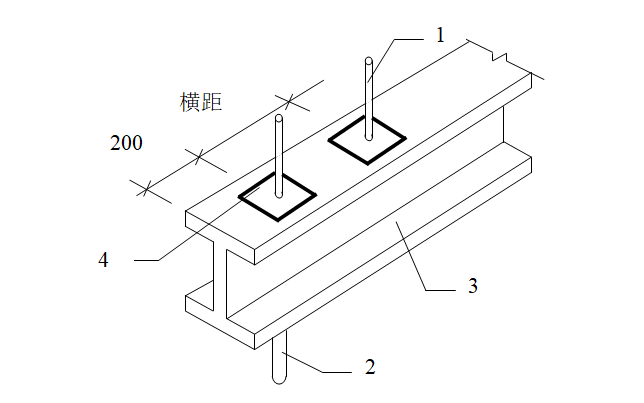 懸挑梁構造示意圖