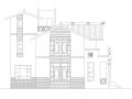 中式风格三层别墅建筑方案图（CAD）