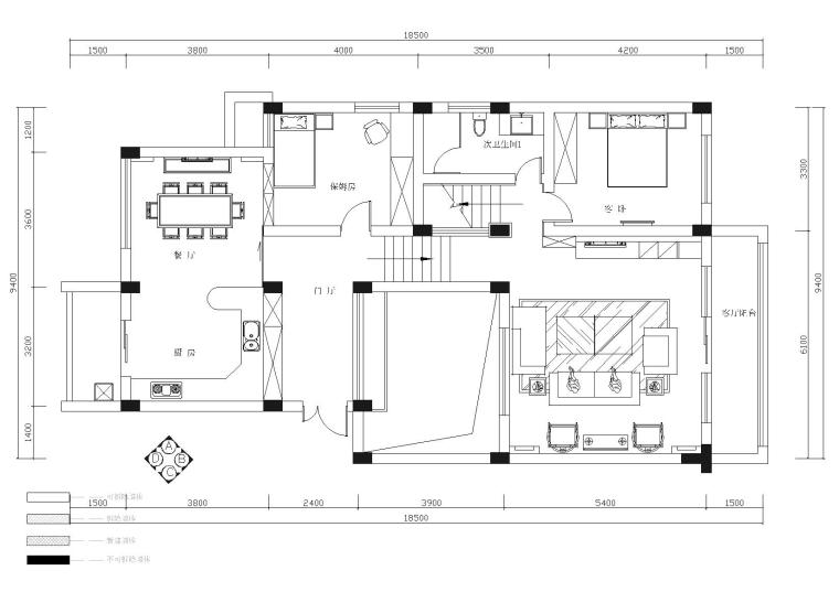 翡翠城住宅su资料下载-[北京]翡翠城别墅室内装饰设计施工图+实景