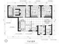 某三居室雅居装修设计工程施工图+效果图