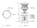 6套高端花钵基座样式详图设计