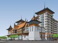 [云南]东南亚风格酒店建筑模型设计
