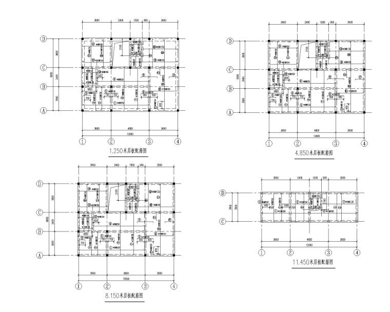 8层住宅图资料下载-某3层农民住宅砖混结构施工图（CAD）