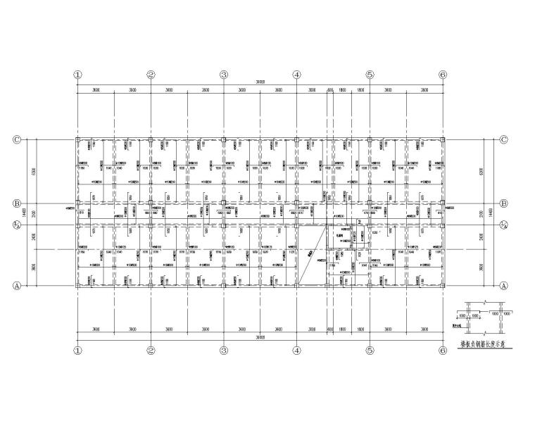 六层宾馆结构施工图资料下载-某四层宾馆混凝土结构施工图（CAD）