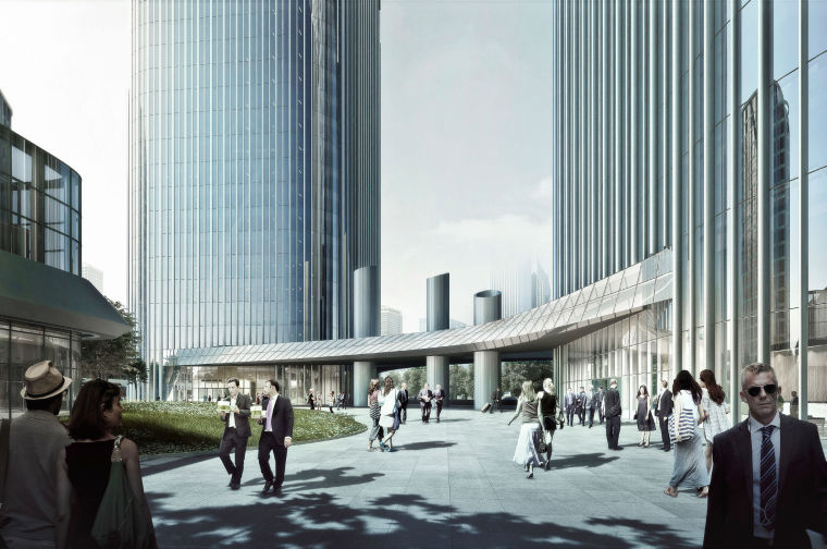 浙江超高层综合体资料下载-[浙江]超高层综合体商业建筑模型设计
