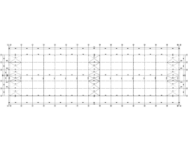 超高层钢栈桥图资料下载-某汽车4S店钢结构施工图（CAD）