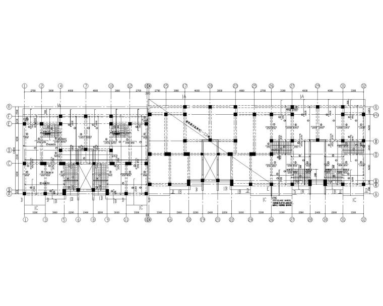 医院二次结构混凝土工程资料下载-某混凝土框架结构二次结构施工图（CAD）