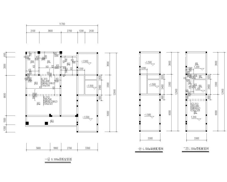 农村别墅楼施工图资料下载-某四层农村自主房砖混结构施工图（CAD）