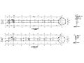 框架结构铁矿运输机皮带廊施工图（CAD）