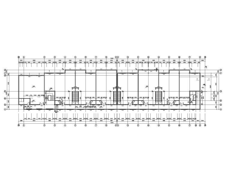 6层办公楼建筑平面图资料下载-二层综合办公楼结构施工图（CAD含建筑图)