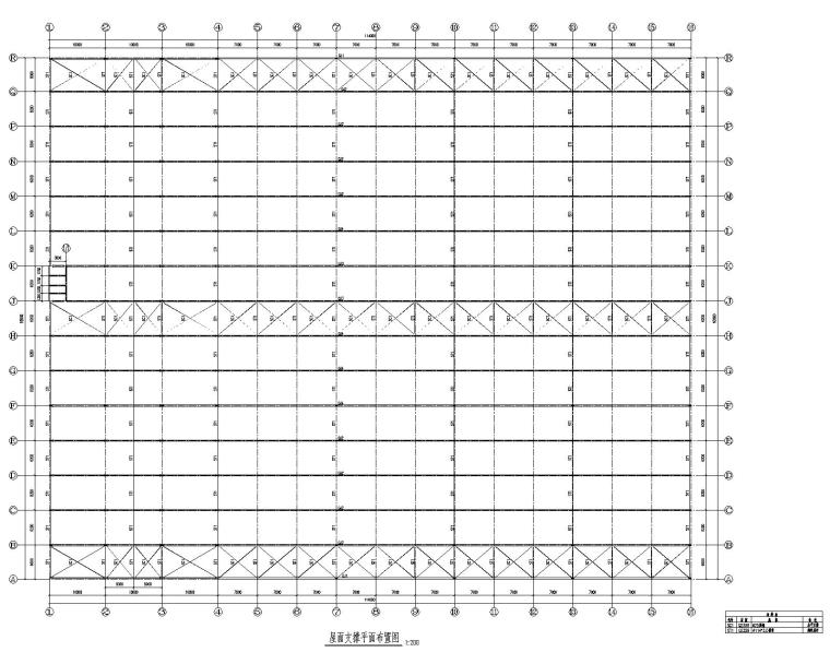 钢结构厂房一跨资料下载-某多跨钢结构厂房结构施工图（CAD）