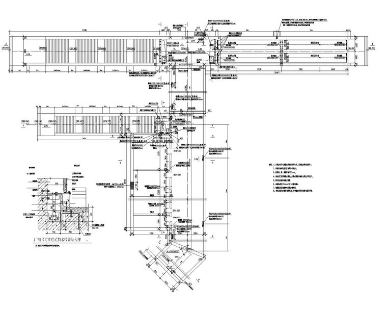 基坑围护及主体结构设计施工图（CAD）-建筑做法图