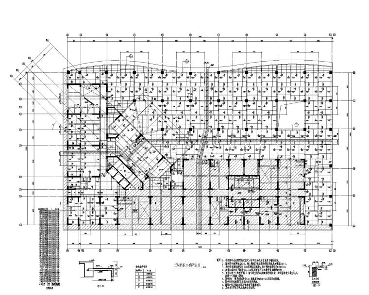 32米跨框架结构资料下载-高层32层住宅混凝土框架结构施工图（CAD）