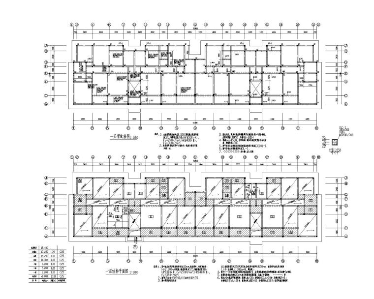 砖混结构节点cad资料下载-某五层住宅砖混结构施工图（CAD）