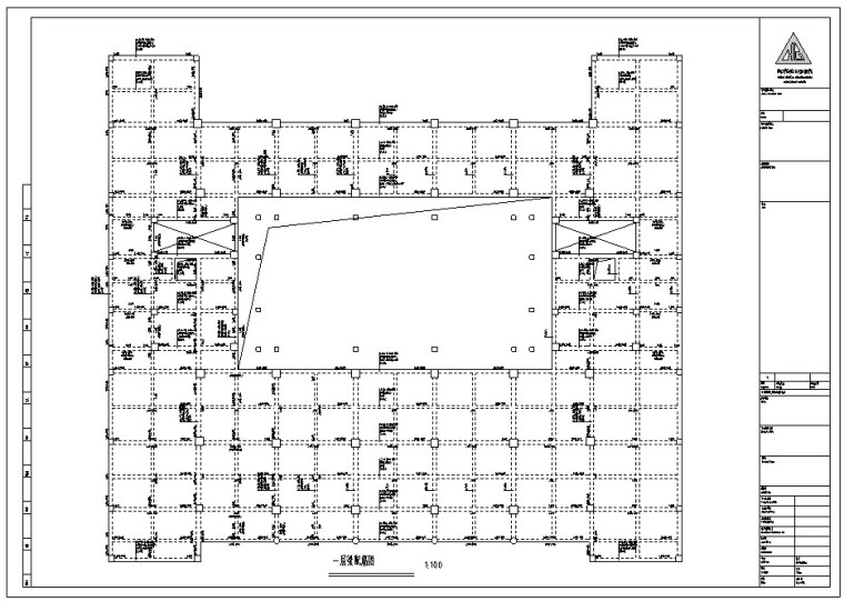 建筑榫卯结构图资料下载-公司办公楼设计（含建筑图，结构图）