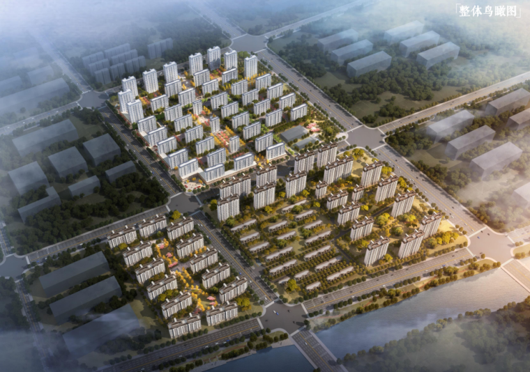 中式风格校园规划资料下载-[山东]新中式风格住宅轻奢洋房+高层规划