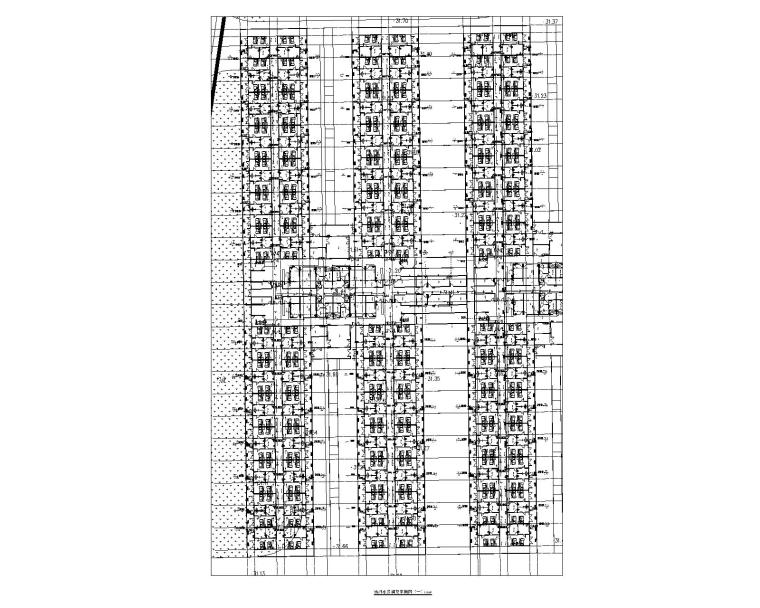 2020年武汉市某医院给排水施工图-病房楼给排水0126_t8_t3-布局1