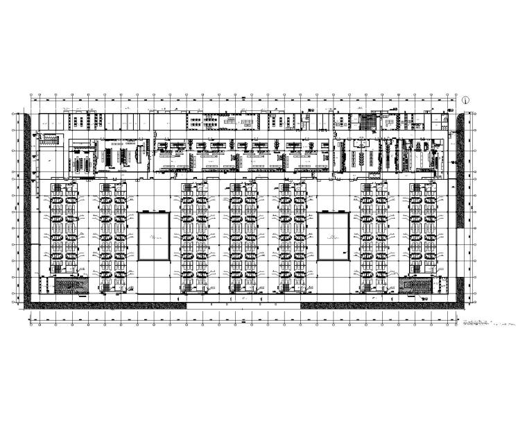 2020年武汉市某医院给排水施工图-宿舍二层给排水及消防平面图