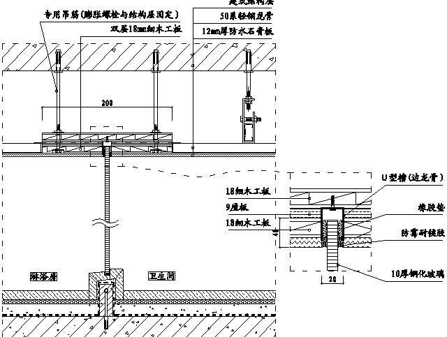 精装修工程细部节点构造施工示意图_82