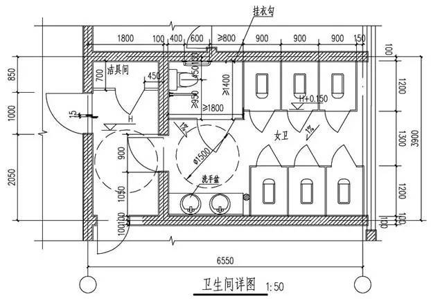 公共卫生间的布置及设计要点_8