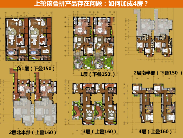 欧式风格联排叠拼别墅资料下载-别墅产品对比_叠拼+联排（41p）