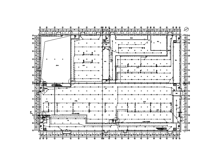 两层厂房建筑cad资料下载-辽宁2层厂房火灾报警系统设计图2019