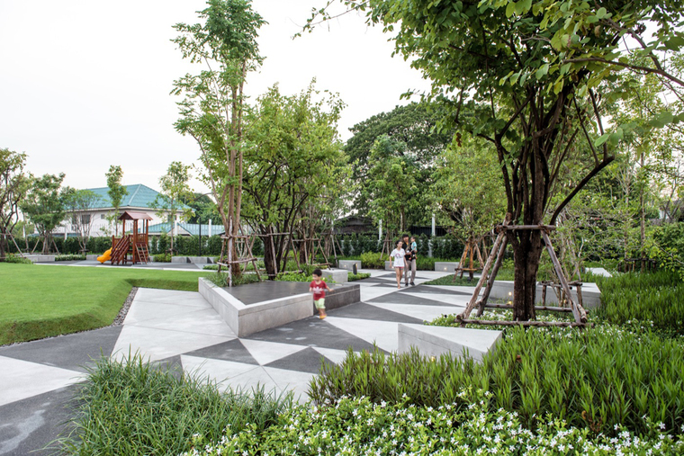 泰国modusvibhavadi居住区公园