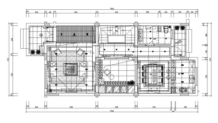 上海联排别墅施工图资料下载-现代风格联排别墅效果图-施工图
