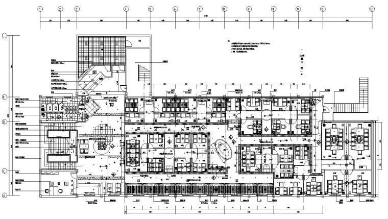 建筑图纸5层资料下载-二层五星级会所茶吧装修施工图