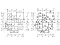 三层别墅混凝土框架结构施工图（CAD）