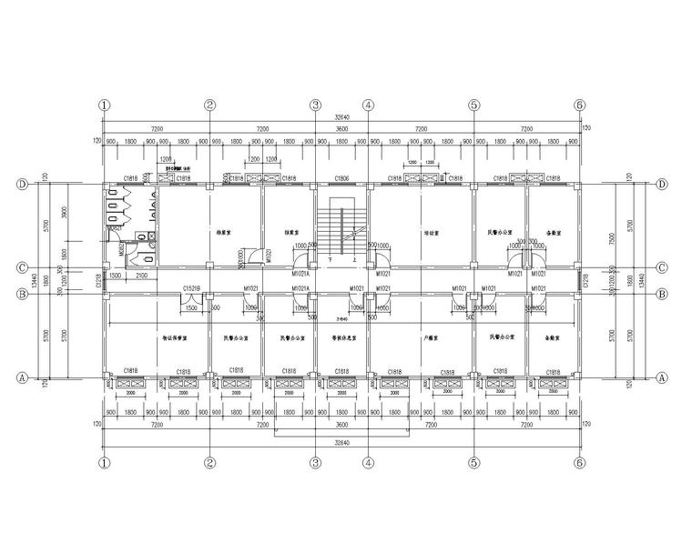 三层办公楼施工图下载资料下载-三层办公楼混凝土结构施工图（CAD含建筑）