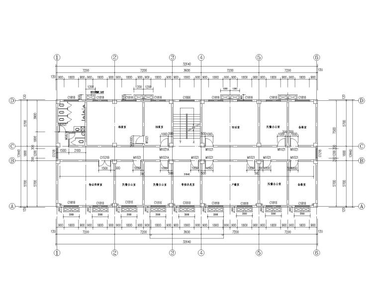 cad施工建筑物资料下载-三层办公楼混凝土结构施工图（CAD含建筑）