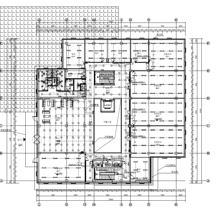 三层宾馆建筑水暖电施工图资料下载-湖南计算数据中心及配套建筑强弱电施工图