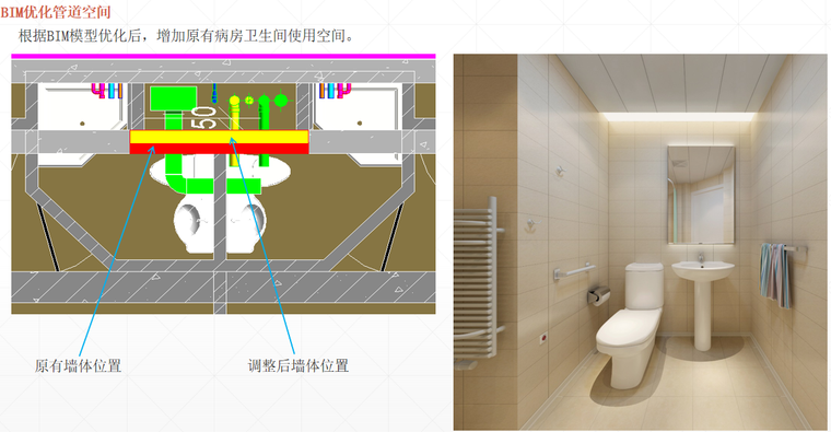 创新杯BIM大型医院迁建工程（56页）-BIM优化管道空间