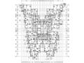28层高层住宅点式布置结构施工图（CAD）