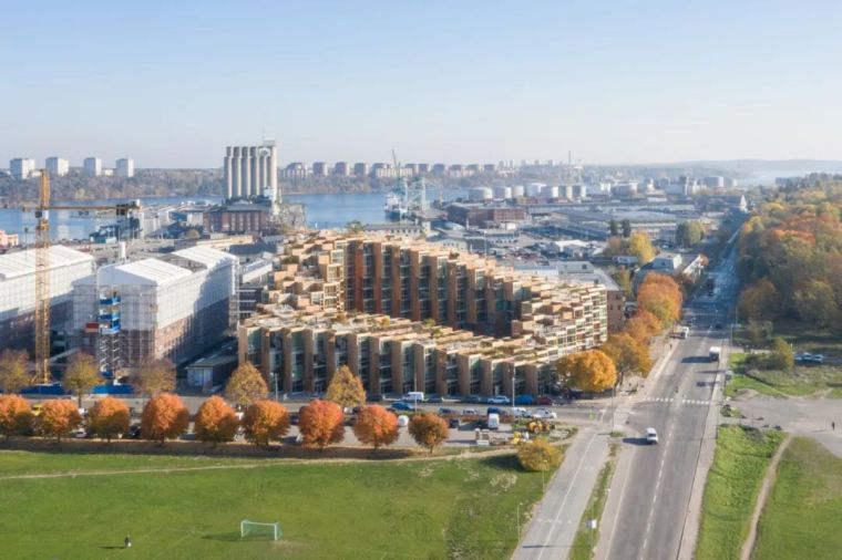 建成住宅案例资料下载-BIG公布斯德哥尔摩建成新作 | 79&Park住宅