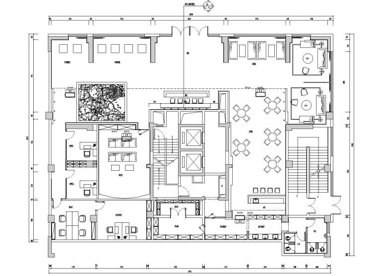 欧式新古典售楼处施工图资料下载-现代风格售楼处装饰施工图设计