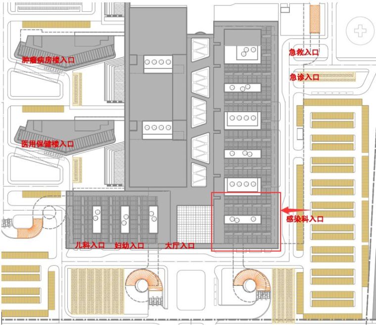 传染病医院住院楼建筑图资料下载-是时候了解一下，传染病医院设计要点了！