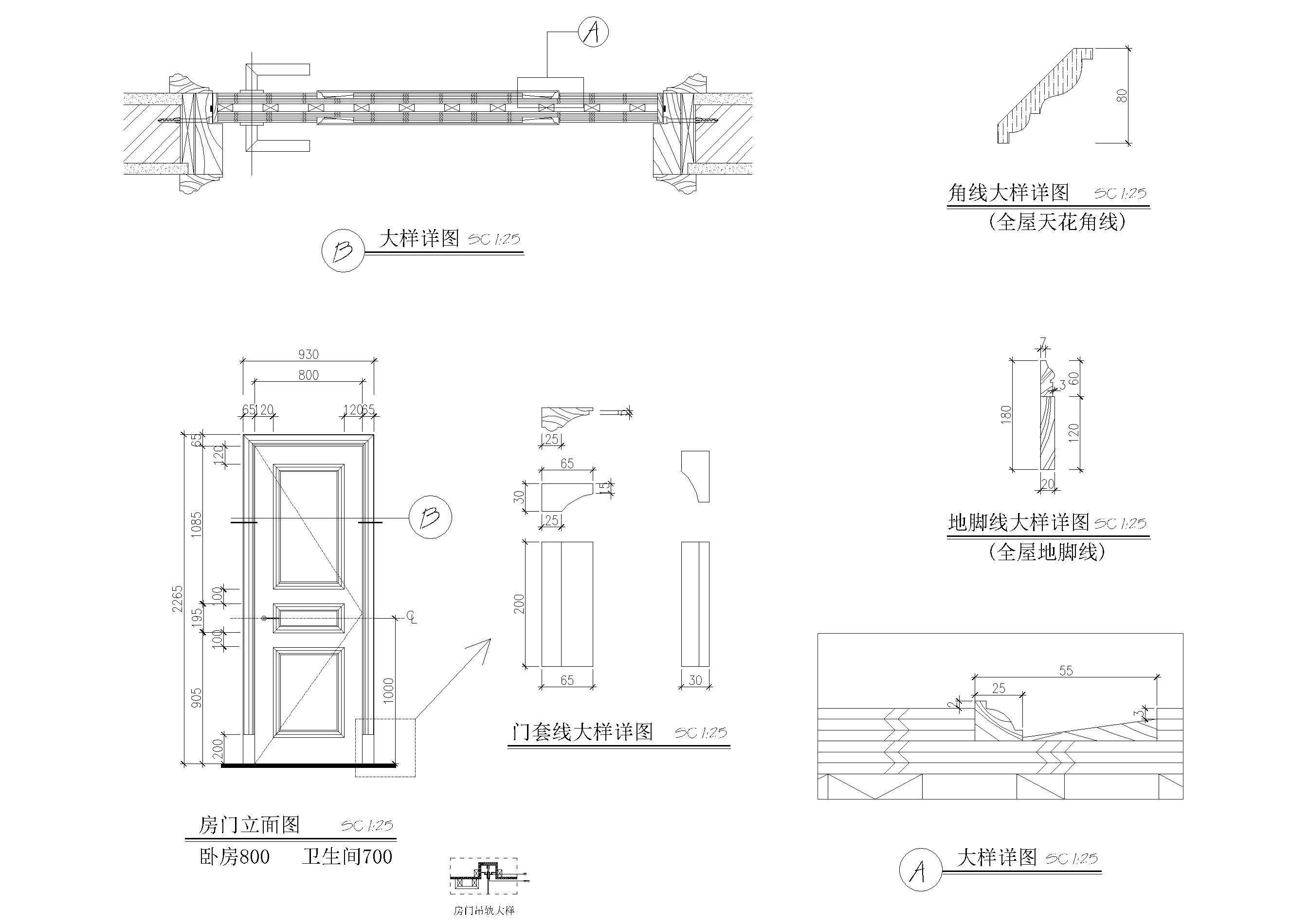 欧式家具装饰图块节点详图-室内cad图块-筑龙室内设计论坛