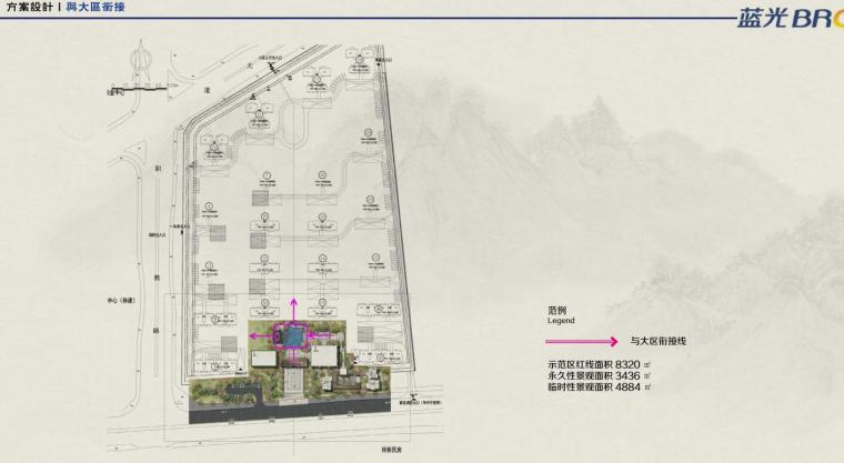 [贵州]新中式风格示范区景观方案 2019-与大区衔接