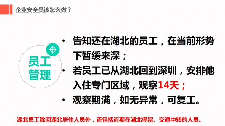 防控新型冠状病毒感染的肺炎培训讲义PPT-06企业安全员该怎么做