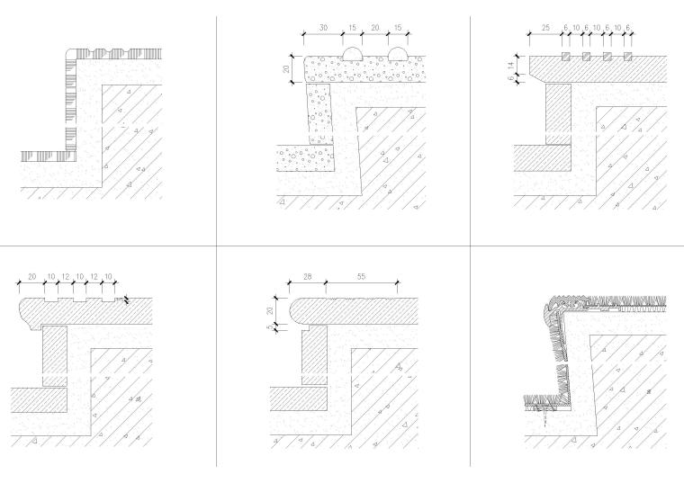 设计院标准图集 -收边条节点-收边构件