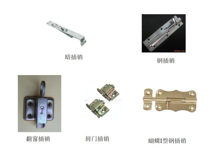 建筑装饰材料图鉴大全-五金类-插销