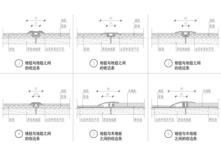 设计院标准图集 -收边条节点-收边构件7