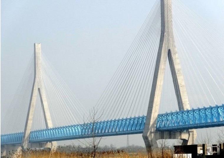 近代钢桥发展史及制造技术（图片较多）-安庆长江铁路大桥
