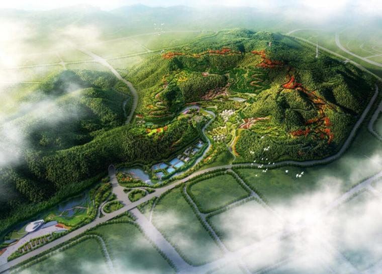江苏园博园景观概念性方案资料下载-[福建]植物园策划及概念性规划方案设计
