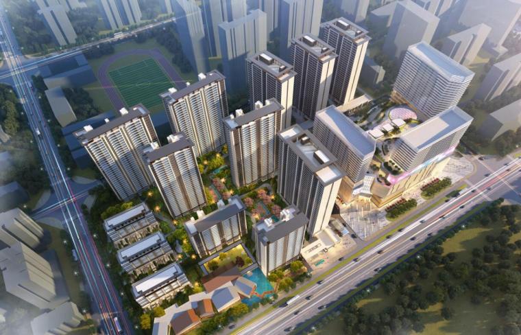 新中式高端酒店案列资料下载-新中式高端住宅商业总体规划及建筑设计