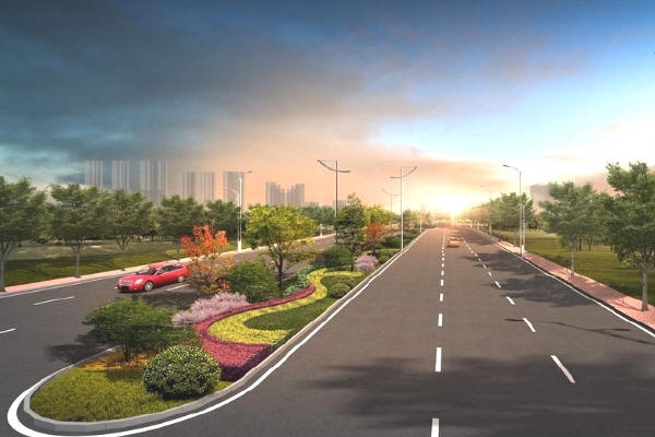 城市道路横断面设计的美学问题     5.城市道路景观设计方法     6.
