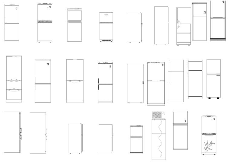 室内电器立面图资料下载-室内CAD图块素材大全